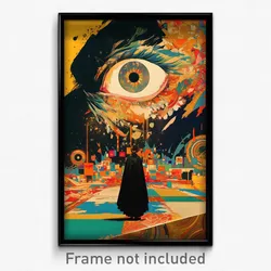 Indonesian Movie Poster - Subtle Mind Journey (Indonesia Retro Film Art Print)