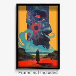 Icelandic Movie Poster - Thoughtful Movie Studio (Iceland Retro Film Art Print)