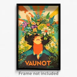 French Movie Poster - Boy Feeling Baffled, Zealous Head Wreath (Art Print)