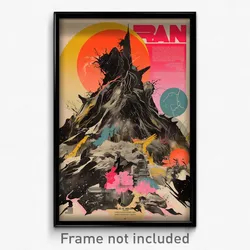 Icelandic Movie Poster - Grand State (Iceland Psychedelic Art Retro Film Print)