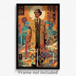 Icelandic Movie Poster - Man Feeling Grinning, Buoyant Partially Unbuttoned