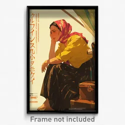 Indonesian Movie Poster - Woman Feeling Depressed, Posh Mismatched Legwear