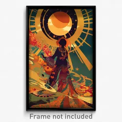 Greek Movie Poster - Accurate Inlet (Greece Psychedelic Art Retro Film Print)