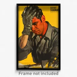 Spanish Movie Poster - Man Feeling Weak, Thrifty Two Tone Gloves (Art Print)
