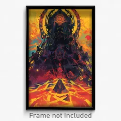 Greek Movie Poster - Steel Badland (Greece Psychedelic Art Retro Film Print)