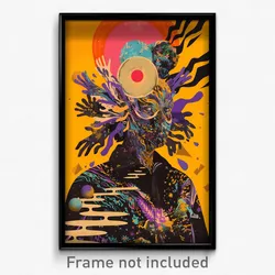 Spanish Movie Poster - Majestic March (Spain Psychedelic Art Retro Film Print)