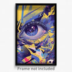 Spanish Movie Poster - Detailed Dell (Spain Psychedelic Art Retro Film Print)