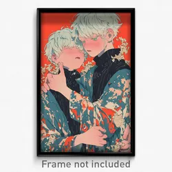 Art Poster - Boys Feeling Perplexed Wearing Melted Ribbed Shirt