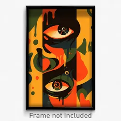 Mexican Movie Poster - Simplistic Cascade (Mexico Retro Film Art Print)