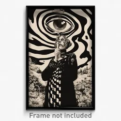 French Movie Poster - Black And White Shore (France Retro Film Art Print)