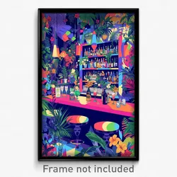 Art Poster - Tidy Bar (Psychedelic Trippy Weird 11x17 Print)