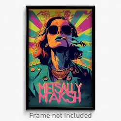 Mexican Movie Poster - Measly Marsh (Mexico Psychedelic Art Retro Film Print)