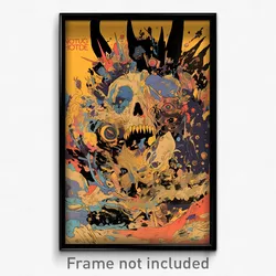 French Movie Poster - Monstrous Hovel (France Psychedelic Art Retro Film Print)