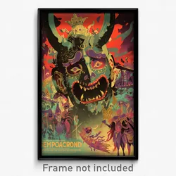 Mexican Movie Poster - Deadly Fairground (Mexico Retro Film Art Print)