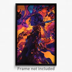 Art Poster - Subtle Notebook (Psychedelic Trippy Weird 11x17 Print)
