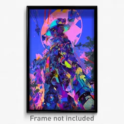 Art Poster - Virtual Strait (Psychedelic Trippy Weird 11x17 Print)
