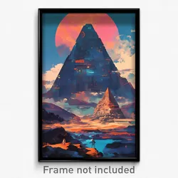 Movie Art Poster - Clean Wigwam (Psychedelic Trippy Retro Cartoon Film Print)