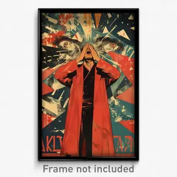 Greek Movie Poster - Man Feeling Astonished, Rundown Red (Greece Film Art Print)