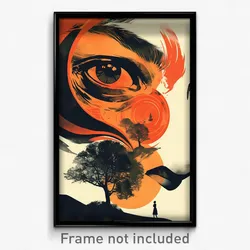 French Movie Poster - Warm Turn (France Psychedelic Trippy Art Retro Film Print)