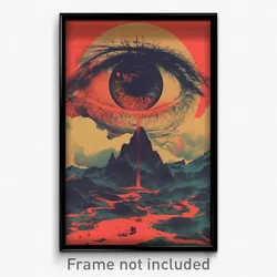German Movie Poster - Rough Sandbar (Germany Psychedelic Art Retro Film Print)