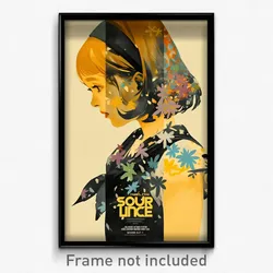 French Movie Poster - Boy Feeling Infatuation, Lively Yellow Hairband (Print)