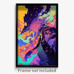 Art Poster - Notable Gambit (Psychedelic Trippy Weird 11x17 Print)