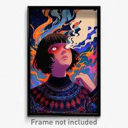 Icelandic Movie Poster - Boy Feeling Smug, Quirky Sweater Dress (Art Print)