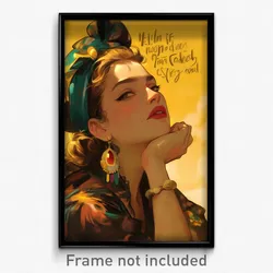 Mexican Movie Poster - Woman Feeling Cynicism, Old Fashioned Two Tone Headwear