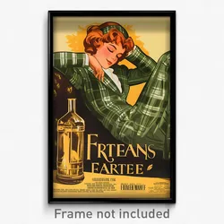 French Movie Poster - Boy Feeling Relaxed, Luxurious Plaid (France Art Print)
