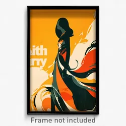 French Movie Poster - Wiry Berth (France Psychedelic Art Retro Film Print)