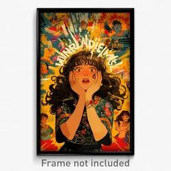 Mexican Movie Poster - Girl Feeling Remorse, Silly Sleeveless Kimono (Art Print)