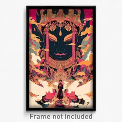 Thai Movie Poster - White Lisbon (Thailand Psychedelic Art Retro Film Print)