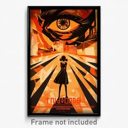 Greek Movie Poster - Girl Feeling Fondness, Awesome Black Bowtie (Art Print)