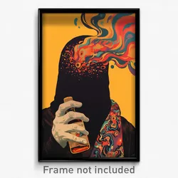 Mexican Movie Poster - Man Feeling Anticipation, Heavenly Black Neckerchief