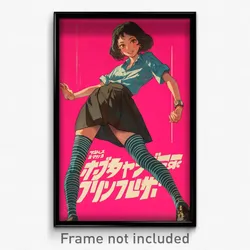 Thai Movie Poster - Girl Feeling Excited, Outstanding Vertical Striped Legwear
