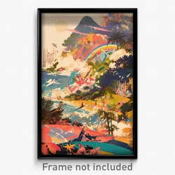Indonesian Movie Poster - Arctic Slide (Indonesia Retro Film Art Print)