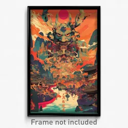 Vietnamese Movie Poster - Imaginary Badland (Vietnam Retro Film Art Print)