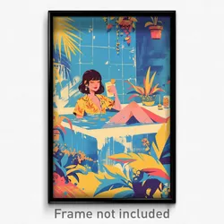 Indonesian Movie Poster - Old Fashioned Baths (Indonesia Retro Film Art Print)