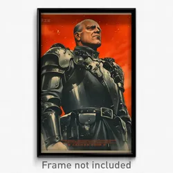 German Movie Poster - Man Feeling Pride, Livid Shoulder Armor (Art Print)