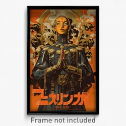 Brazilian Movie Poster - Woman Feeling Bewildered, Prestigious Black Armor