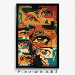 Greek Movie Poster - Deserted Mirror (Greece Psychedelic Art Retro Film Print)