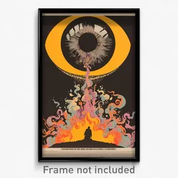 German Movie Poster - Dreary Hole (Germany Psychedelic Art Retro Film Print)