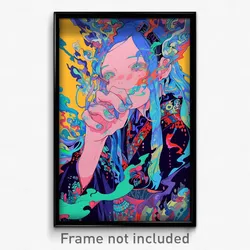 Art Poster - Shady Belfry (Psychedelic Trippy Weird 11x17 Print)