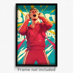 Icelandic Movie Poster - Boy Feeling Fury, Rich Track Suit (Iceland Art Print)