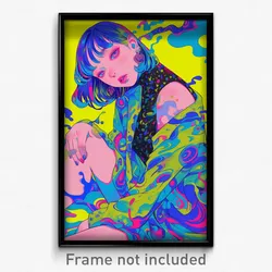 Art Poster - Wavy Mere (Psychedelic Trippy Weird 11x17 Print)