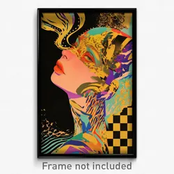 Art Poster - Beautiful Stand (Psychedelic Trippy Weird 11x17 Cartoon Print)