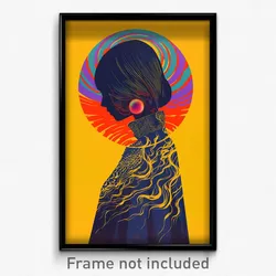 Thai Movie Poster - Square Vike (Thailand Psychedelic Art Retro Film Print)