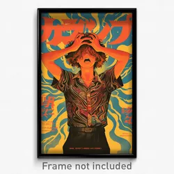 Icelandic Movie Poster - Boy Feeling Alarmed, Studious High Waist Pants (Print)