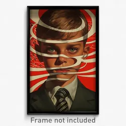 German Movie Poster - Boy Feeling Dejection, Mellow Adjusting Necktie (Print)