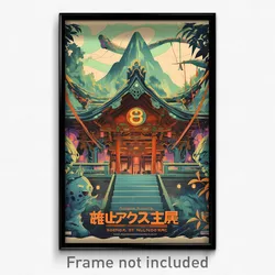 Vietnamese Movie Poster - Remote Lodge (Vietnam Retro Film Art Print)